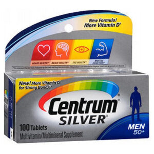 Centrum, Centrum Silver Ultra Mens Multivitamin/Multimineral Supplement Tablets, 100 tabs - Multivitamins