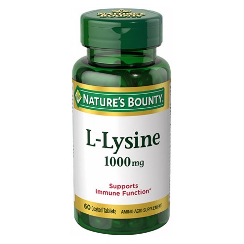 Nature's Bounty, Nature's Bounty L-Lysine, 1000 mg, 60 tabs - Health & Wellness