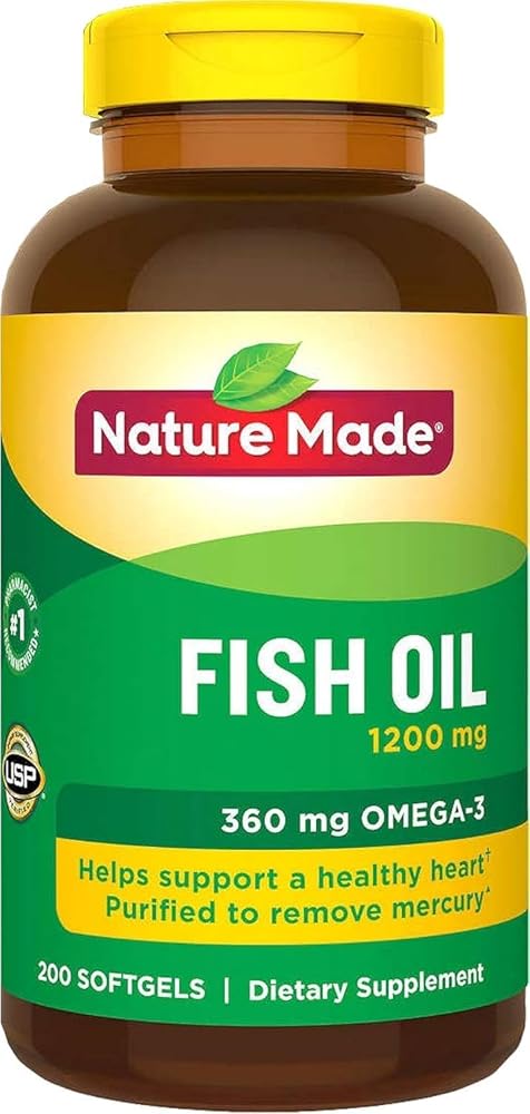 Nature Made Fish Oil 1200mg Softgels