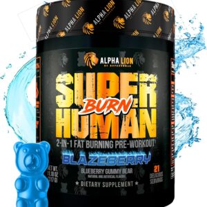 ALPHA LION Superhuman Burn 2-in-1 Pre-Workout Fat Burner