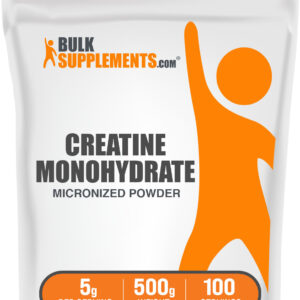 BulkSupplements Creatine Monohydrate (Micronized) Powder