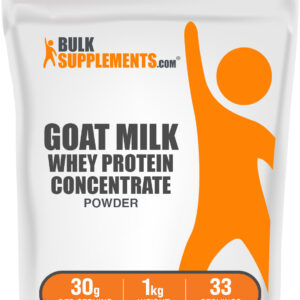 BulkSupplements Goat Milk Whey Protein Concentrate Powder