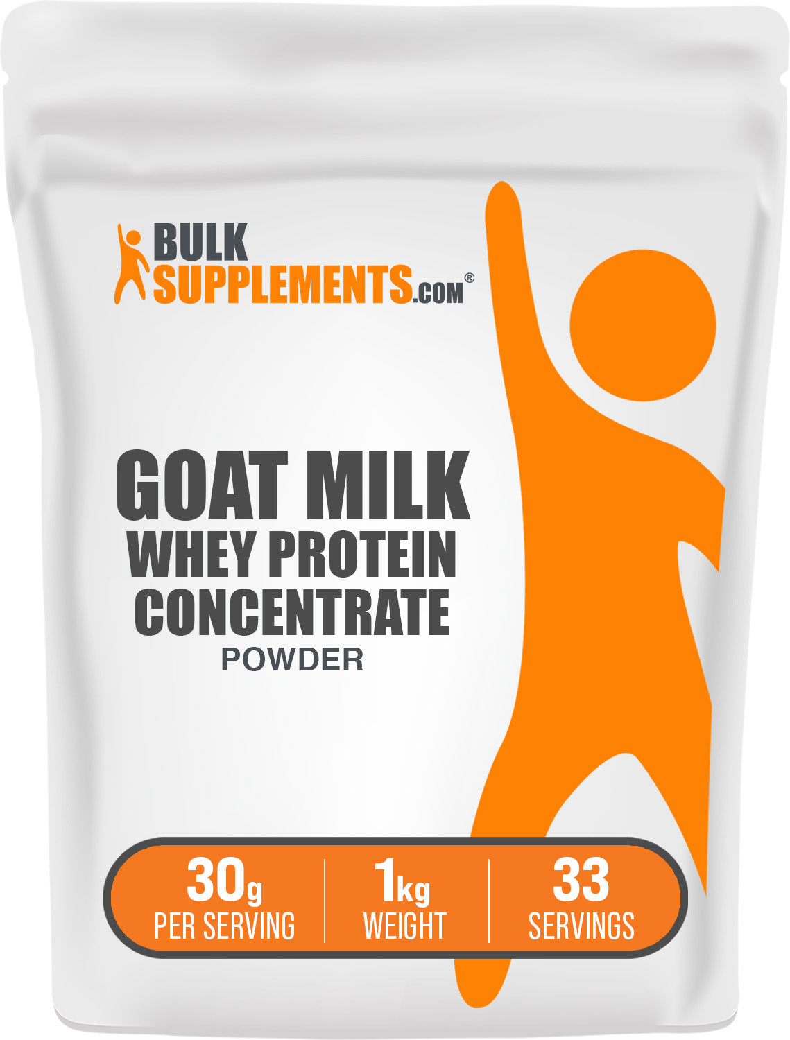 BulkSupplements Goat Milk Whey Protein Concentrate Powder