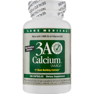 Lane Medical - 3A Calcium (AAACa) 150 caps - Health & Wellness