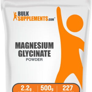 BulkSupplements Magnesium Glycinate Powder