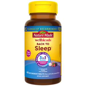 Nature Made Wellblends Back to Sleep Tablets