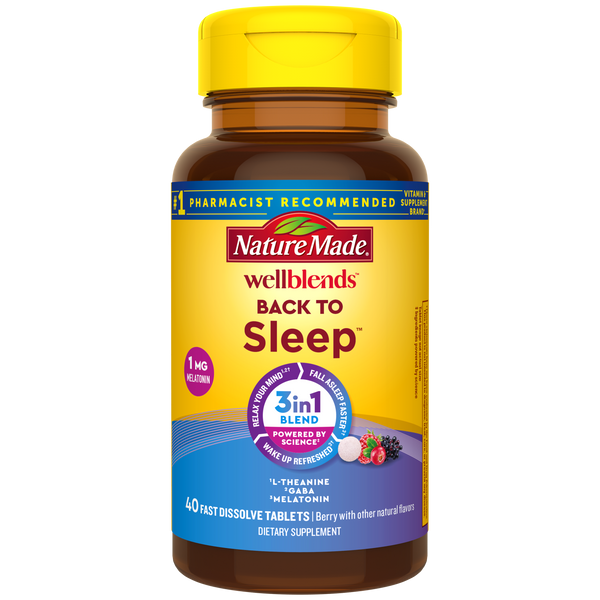 Nature Made Wellblends Back to Sleep Tablets