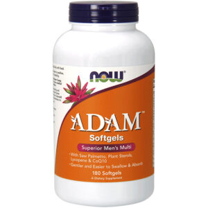 ADAM Softgel, Superior Men'''s Multi Vitamin, Value Size, 180 Softgels, NOW Foods | Multivitamins