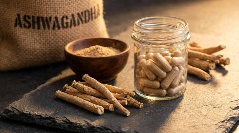 Ashwagandha Benefits for Men: Stress, Testosterone & Muscle Growth (2026 Guide)
