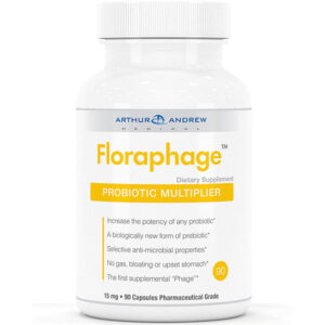 Floraphage, New Form of Prebiotic, 90 Capsules, Arthur Andrew Medical - Health & Wellness