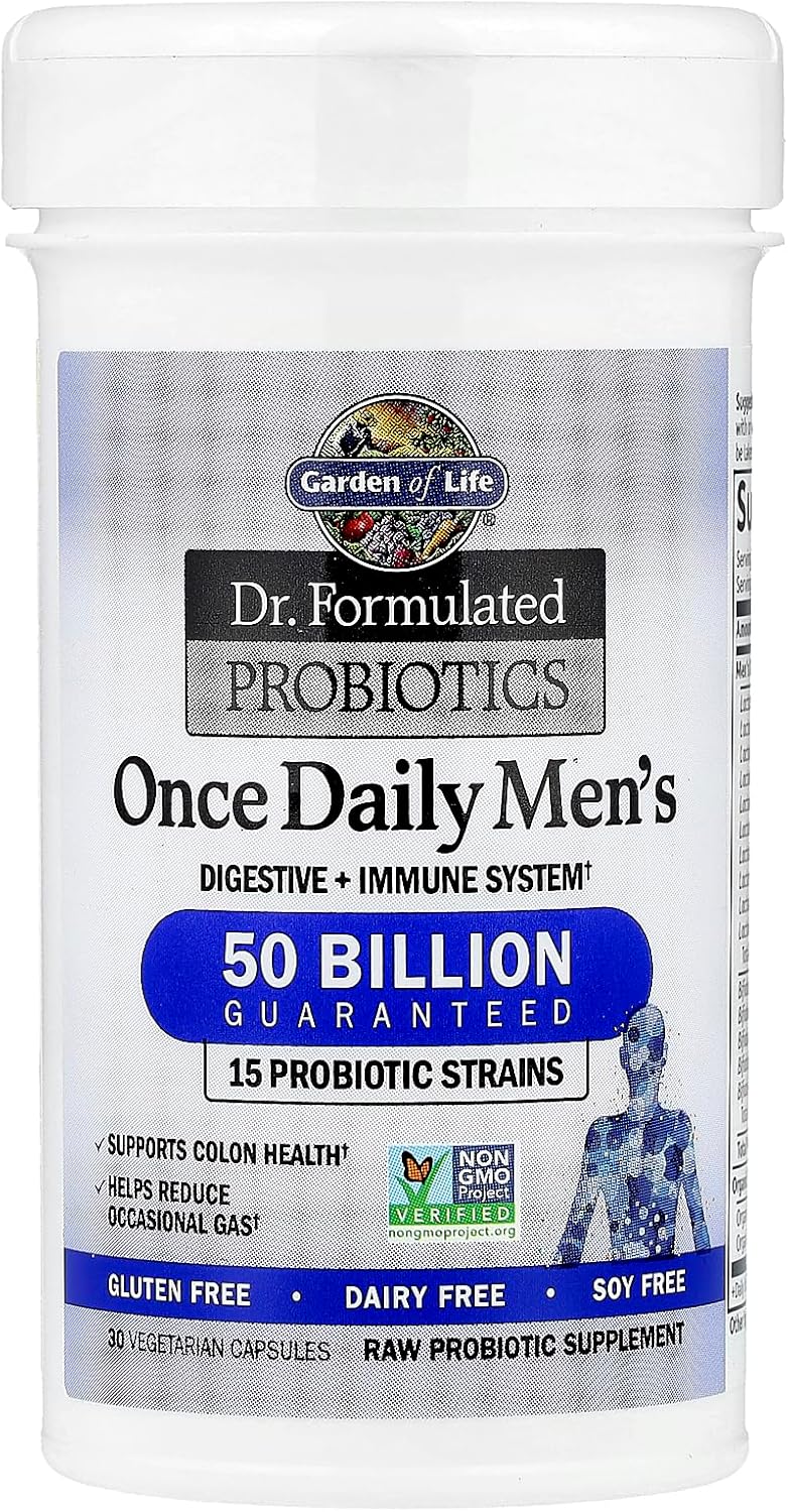 Garden of Life Once Daily Mens Probiotic 50 Billion CFU