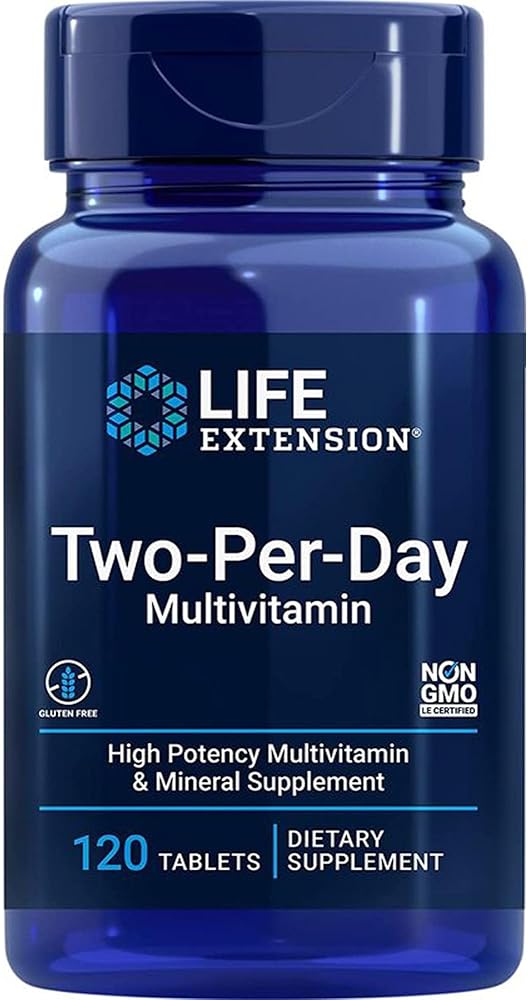Life Extension Two-Per-Day Multivitamin, 120 Multivitamin tablets