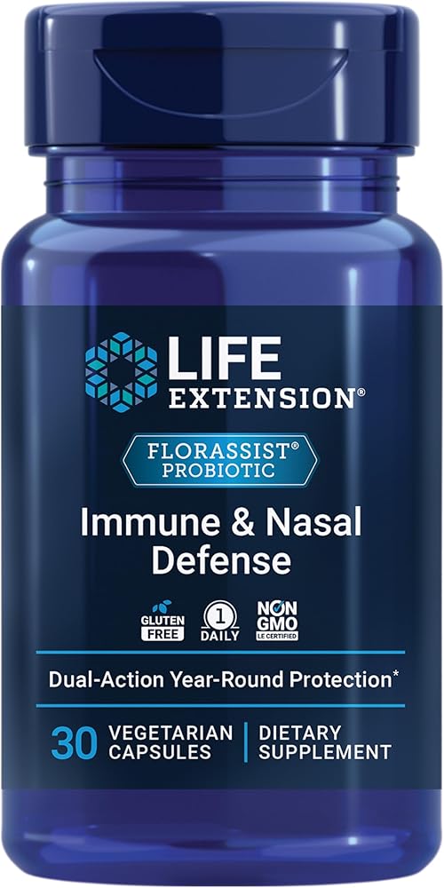 Life Extension FLORASSIST® Probiotic Immune & Nasal Defense