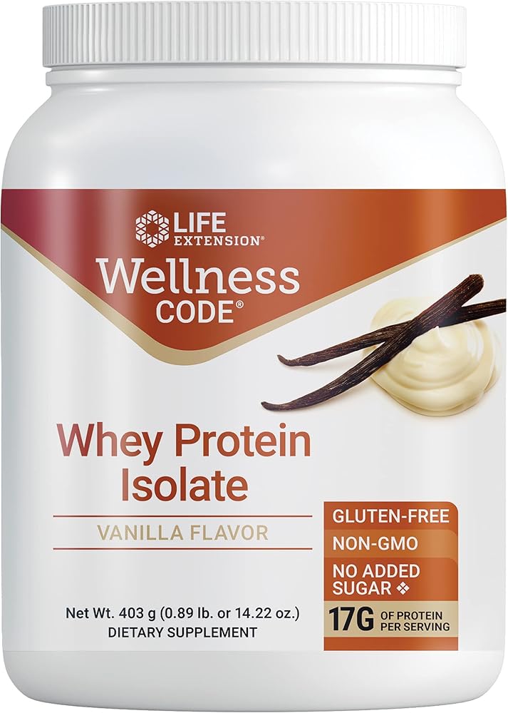 Life Extension Wellness Code® Advanced Whey Protein Isolate (Vanilla)
