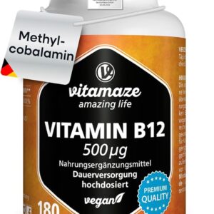 Vitamin B12 Methylcobalamin, 60 vegetarian lozenges - 5 mg (5 mg, 60 vegetarian lozenges), Life Extension