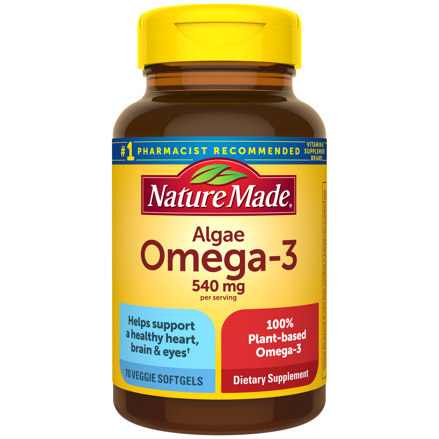 Nature Made Algae Omega-3 540 mg Softgels