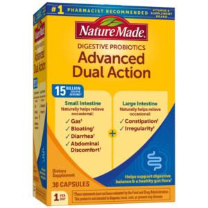 Nature Made Digestive Probiotics Advanced Dual Action Capsules