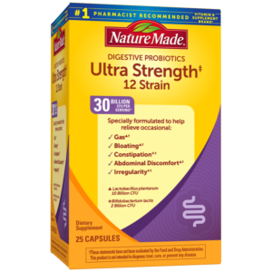 Nature Made Digestive Probiotics Ultra Strength 12 Strain Capsules