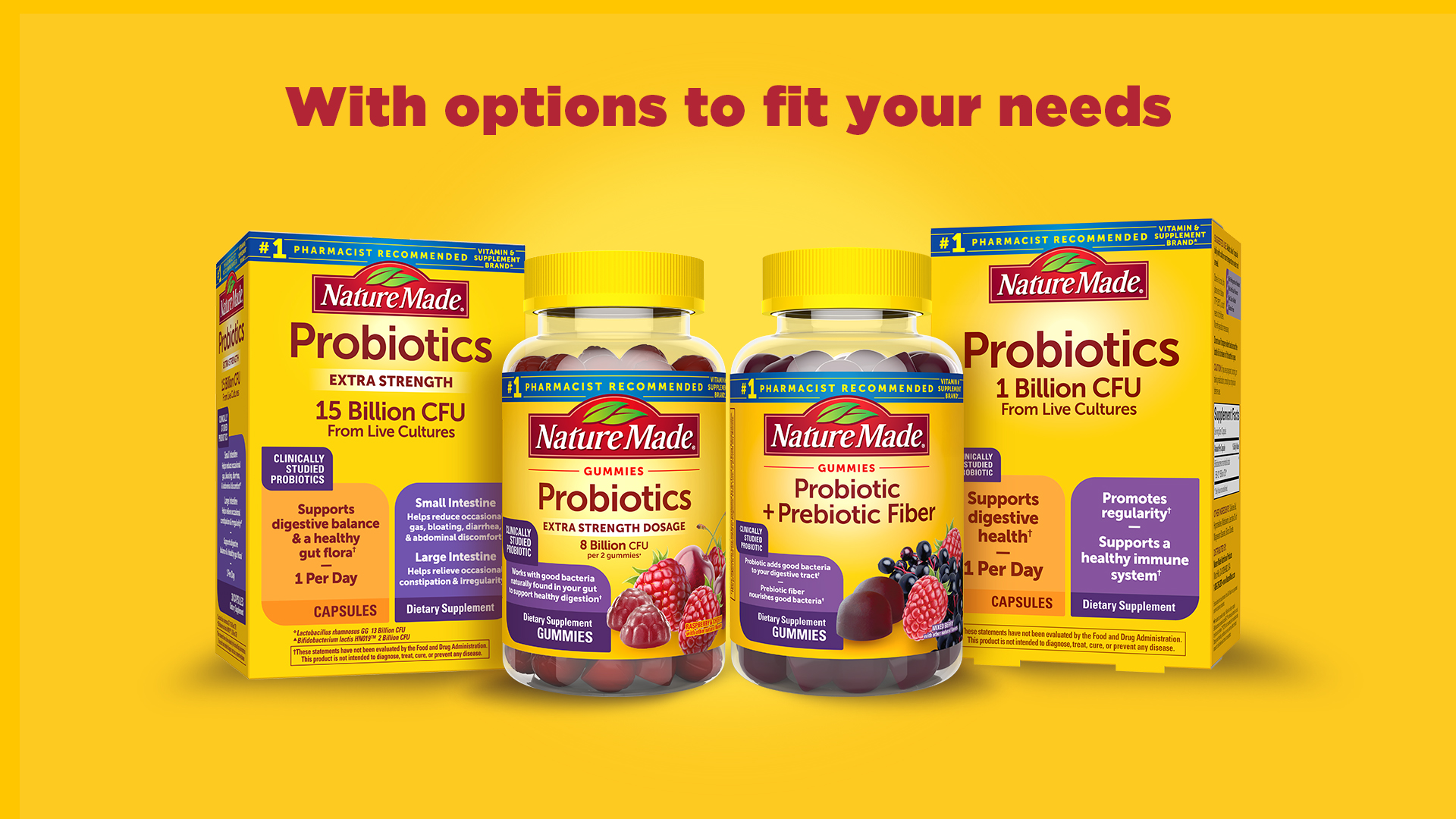 Nature Made Digestive Probiotics Ultra-Strength Gummies