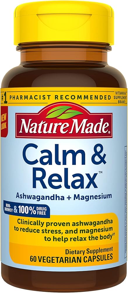 Nature Made Wellblends Calm & Relax Vegetarian Capsules