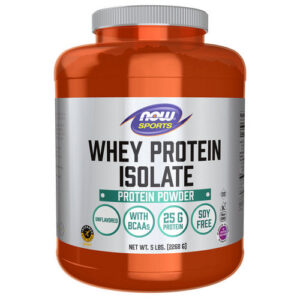 NOW Foods Whey Protein Isolate Unflavored 5 lbs - Protein