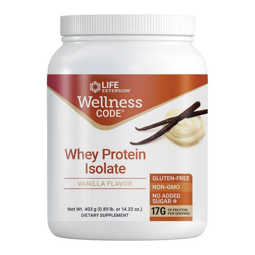 Life Extension Whey Protein Isolate Vanilla 403 Grams - Protein