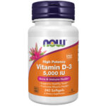 NOW Foods Vitamin D3 5000 IU 240 Softgels