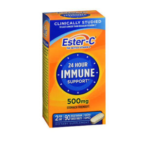 Ester-C Vitamin C 500mg 90 Coated Tablets - Vitamins & Minerals