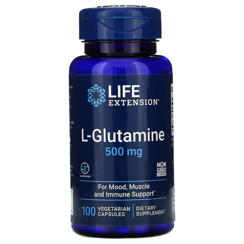 Life Extension L-Glutamine 500mg 100ct - Life Extension