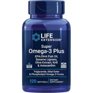 Life Extension Super Omega-3 Plus with Krill & Astaxanthin 120ct - Life Extension
