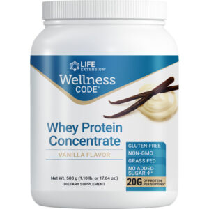 Life Extension Wellness Code Whey Protein Concentrate Vanilla - Life Extension