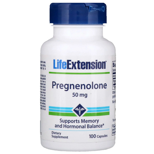 Life Extension Pregnenolone 50mg 100ct - Life Extension
