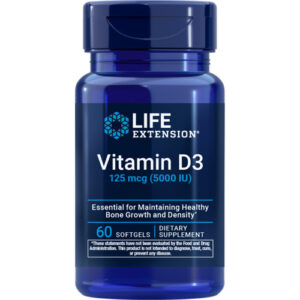 Life Extension Vitamin D3 5000 IU 60ct - Life Extension