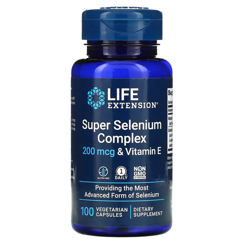 Life Extension Selenium Complex 200mcg 100ct - Life Extension
