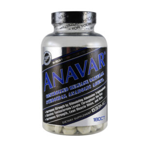 Anavar 180ct by Hi-Tech Pharmaceuticals supplement bottle