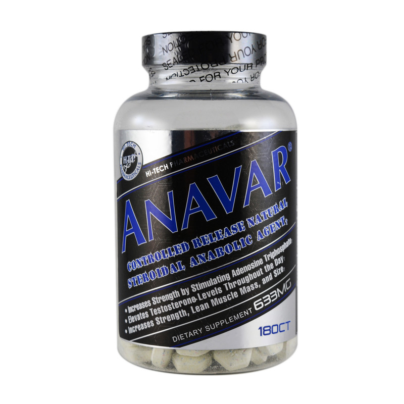 Anavar 180ct by Hi-Tech Pharmaceuticals supplement bottle