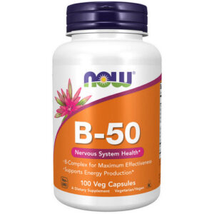 NOW Foods B-50 Complex 100 Veg Capsules - Vitamins & Minerals