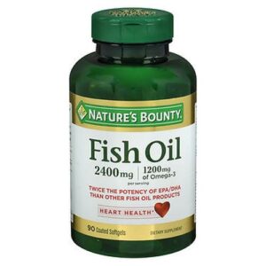 Nature's Bounty Fish Oil 2400mg 90 Softgels - Fish Oil & Omega-3