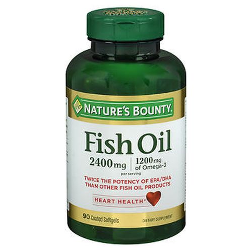 Nature's Bounty Fish Oil 2400mg 90 Softgels - Fish Oil & Omega-3