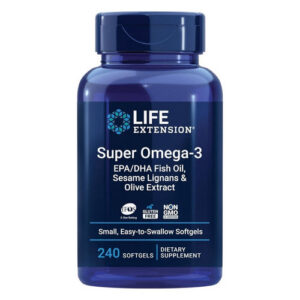 Life Extension Super Omega-3 EPA DHA 240 Softgels - Fish Oil & Omega-3