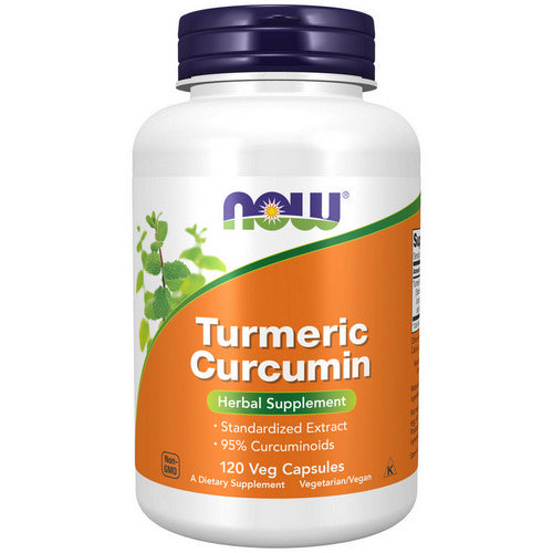 NOW Foods Turmeric Curcumin 60 Veg Capsules - Health & Wellness