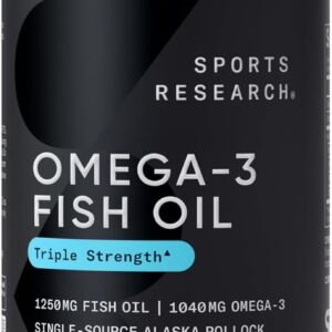 Sports Research Triple Strength Omega-3 Fish Oil