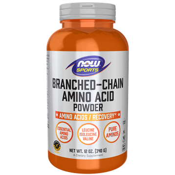 NOW BCAA Powder 12 oz - Amino Acids