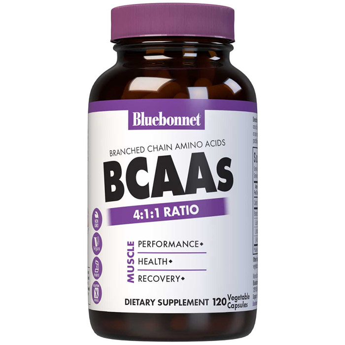 Bluebonnet BCAAs 120 Vcaps - Amino Acids