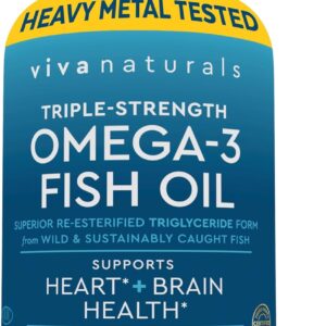 Viva Naturals Triple Strength Omega-3 Fish Oil