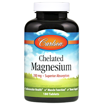 Carlson Labs - Magnesium Glycinate 200mg 180 tabs